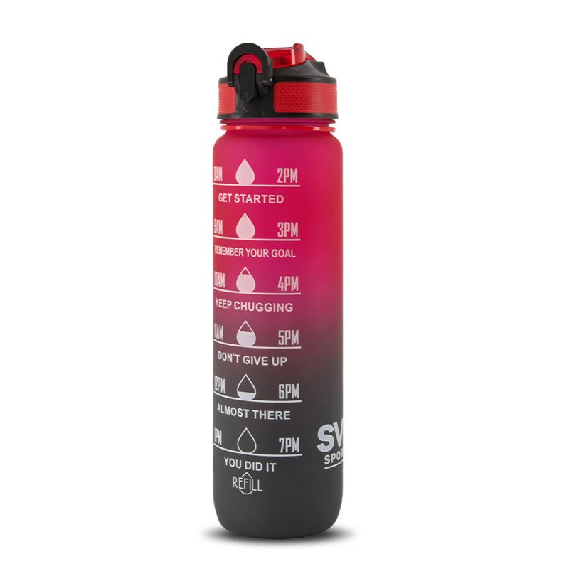 SVP Sports 32oz Hydration Water Bottle 32OZ REDGRY 02