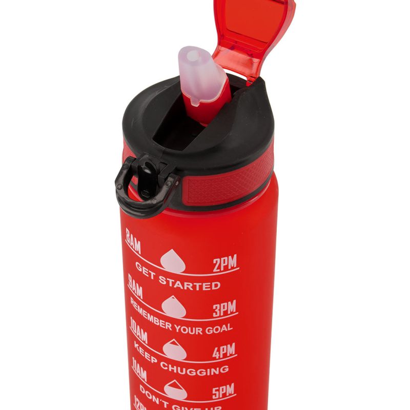 SVP Sports 32oz Hydration Water Bottle 32OZ RED 04