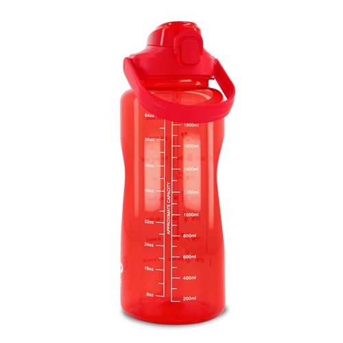 SVP Sports 64oz Hydration Bottle 64OZ REDCLEAR 2