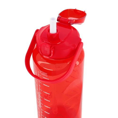 SVP Sports 64oz Hydration Bottle 64OZ REDCLEAR 5