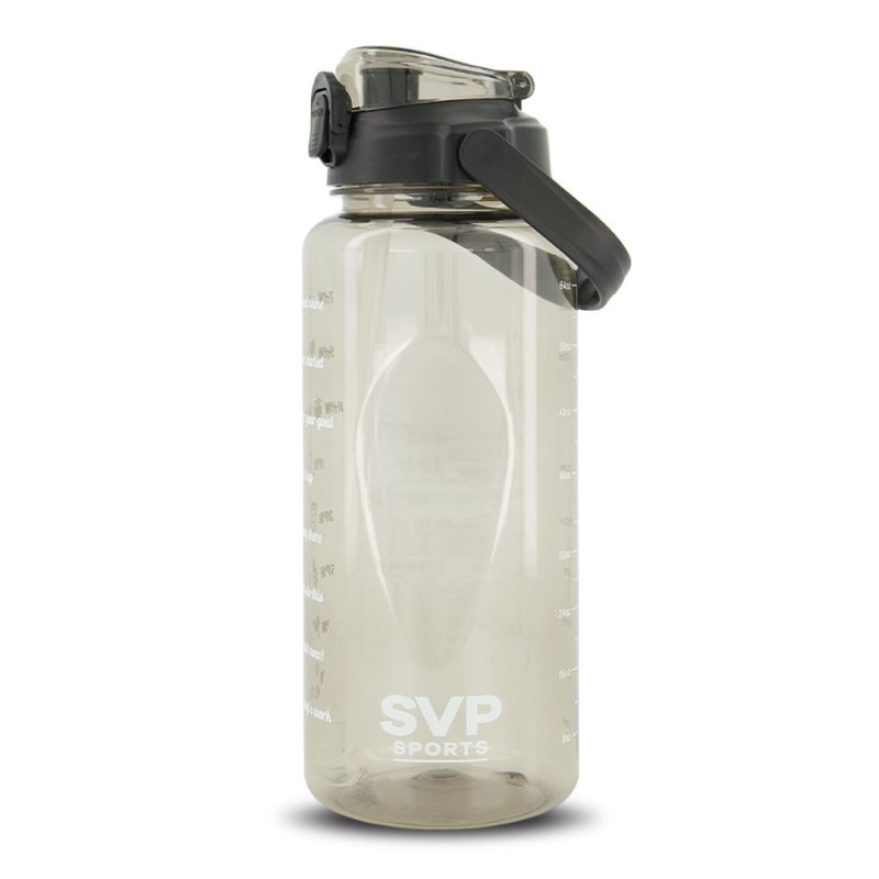 SVP Sports 64oz Hydration Water Bottle 64OZ BLKCLEAR 01