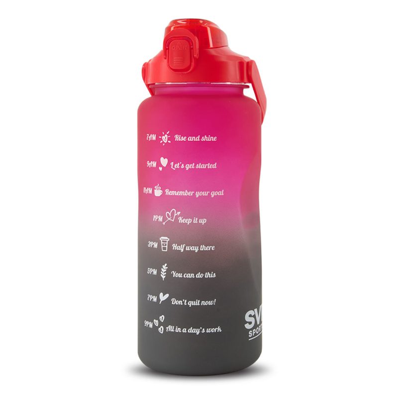 SVP Sports 64oz Hydration Water Bottle 64OZ REDGRY 02