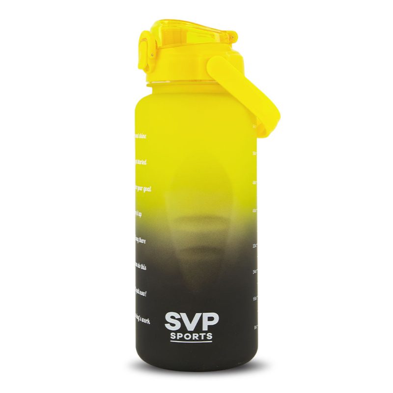 SVP Sports 64oz Hydration Water Bottle 64OZ YLWBLK 01