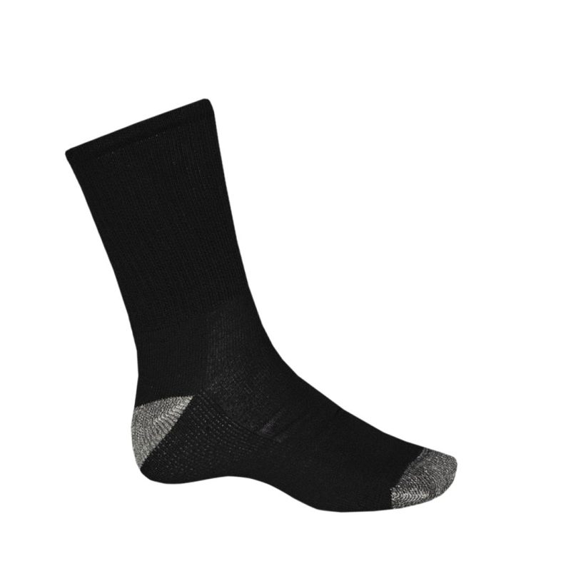 Sock Trends Men s 6 Pack Crew Socks TRM29006C6C0C01 BLACK 01