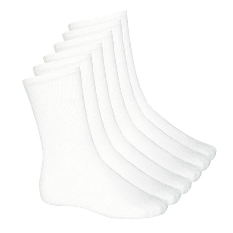 Sock Trends Women s 6 Pack Crew Socks TRW29002C6C0C01 WHITE 02 1b97fd2d 9936 4df6 9f0c e820d1c927e2