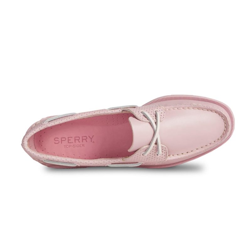 Sperry Women s Authetnic Original 2 Eye Pin Perf Shoes STS87113 05