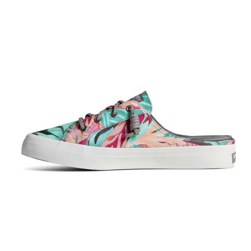 Sperry Women s Crest Vibe Coral Floral Mule Sneaker STS87455 02