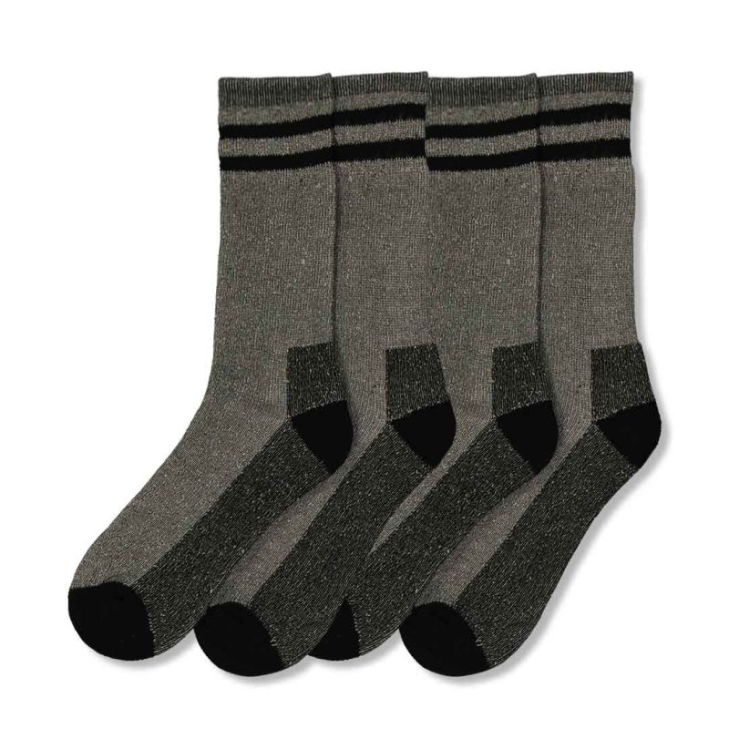 TOKE Men s 2pk Merino Wool Thermal Sock 685599 GRYBLK 01