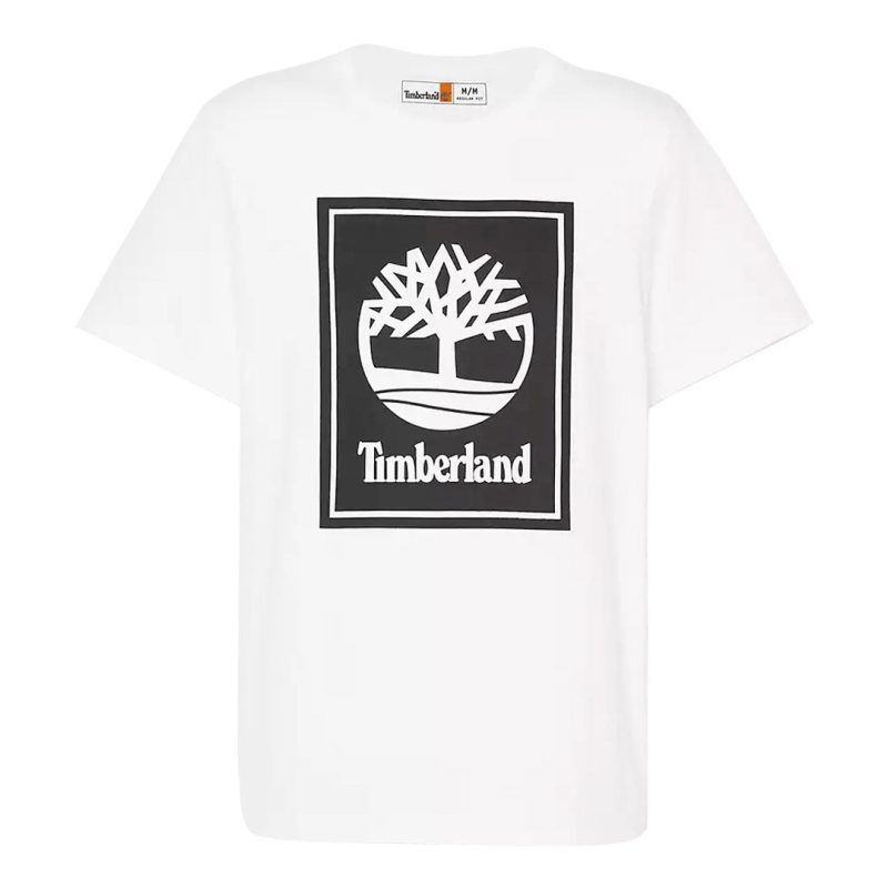 Timberland Men s Stack Logo T Shirt TB0A5WQQ P54 01