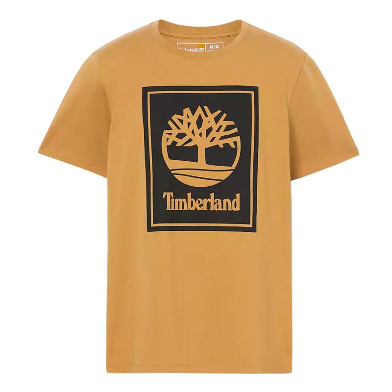 Timberland Men s Stack Logo T Shirt TB0A5WQQ P57 01