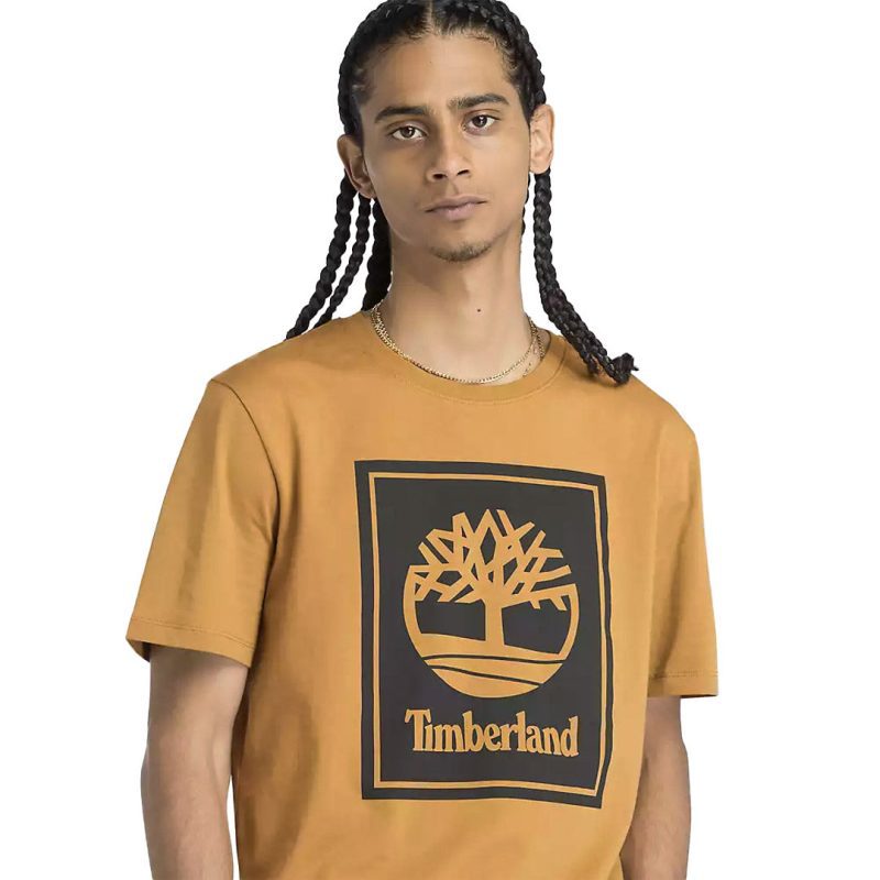 Timberland Men s Stack Logo T Shirt TB0A5WQQ P57 02