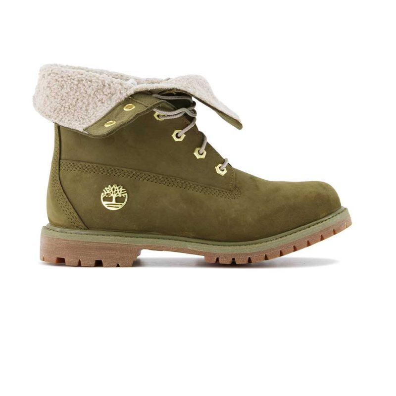 Timberland Women s Authentic WP Fleece Fold Down Boots 0A64GY 08