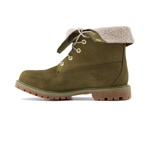 Timberland Women s Authentic WP Fleece Fold Down Boots 0A64GY 09 1