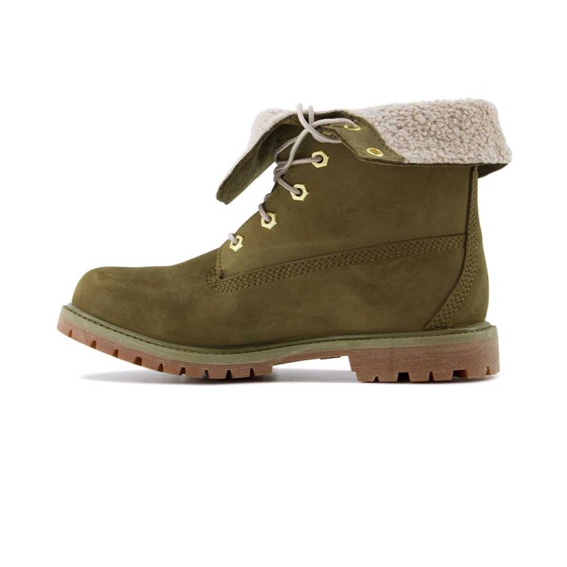 Timberland Women s Authentic WP Fleece Fold Down Boots 0A64GY 09