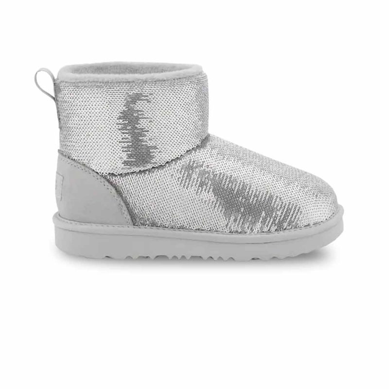 UGG Kids Infant Preschool Classic Mini Mirror Ball Boots 1143708T SLV 01