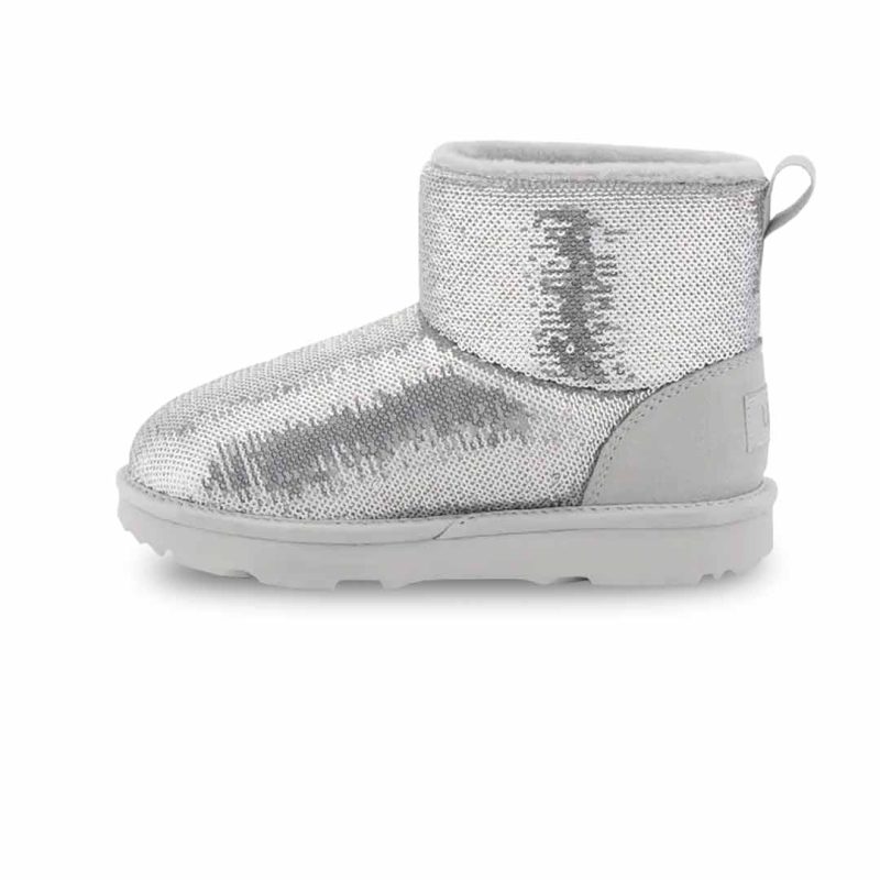 UGG Kids Infant Preschool Classic Mini Mirror Ball Boots 1143708T SLV 02