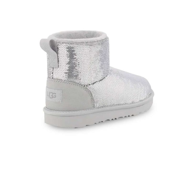 UGG Kids Infant Preschool Classic Mini Mirror Ball Boots 1143708T SLV 04