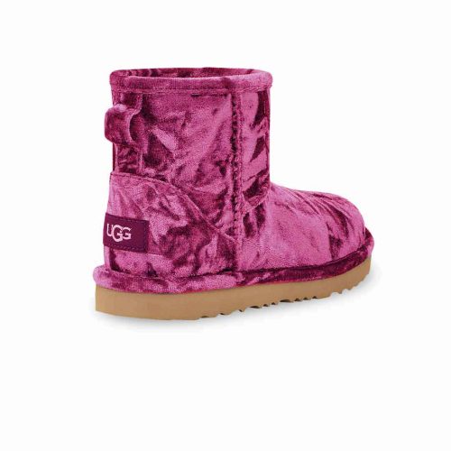 UGG Kids Junior Classic Mini II Velvet Boots 1142070K RSPS 03 81bce12c ec12 40a1 a922 e721b5b7ff1d