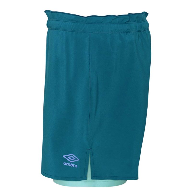 Umbro Girls Junior 2 In 1 Running Shorts HUUG6UBMT U23