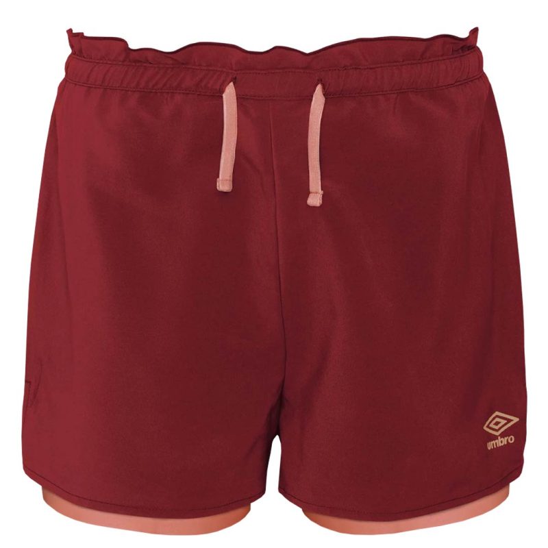 Umbro Girls Junior 2in1 Running Shorts HUUG6UBMT U18 3