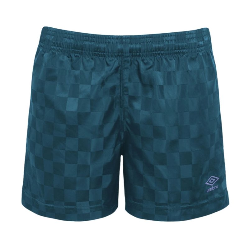 Umbro Girls Junior Checkerboard Shorts HUUG6UBEX U20 01