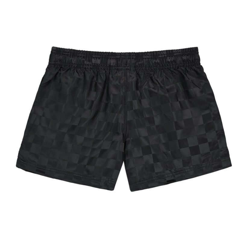 Umbro Girls Junior Checkerboard Shorts HUUG6UBEX UGQ BLK 02