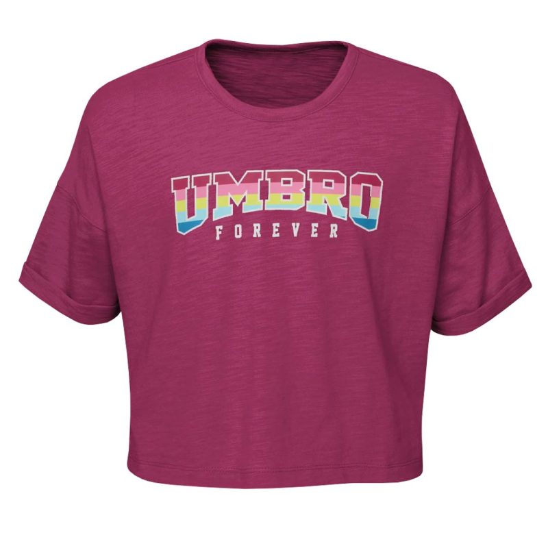 Umbro Girls Junior Extra Wide Boxy T Shirt HUUG6UBJV UX5 2