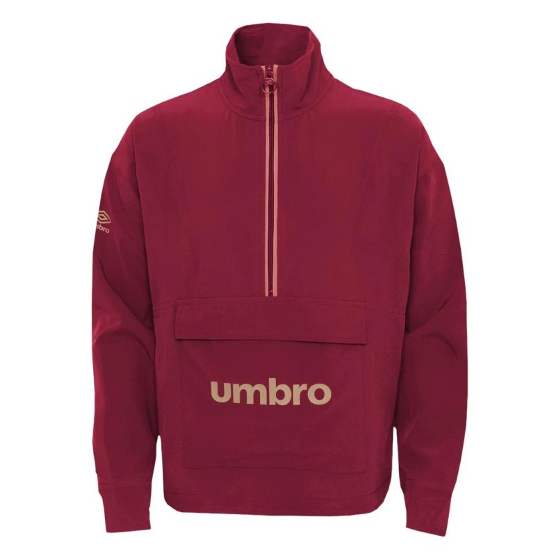 Umbro Girls Junior Half Zip Long Sleeve Pullover HUUG6UBMS U18 01