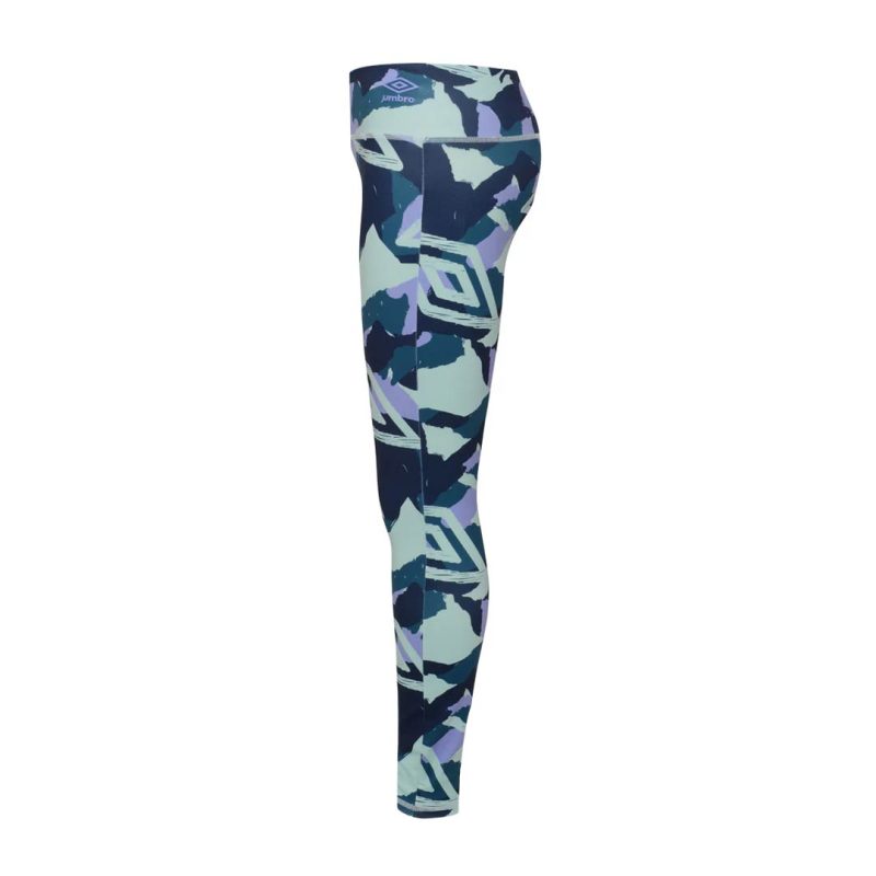 Umbro Girls Junior Sublimated Leggings HUUG6UBM3 U26 2