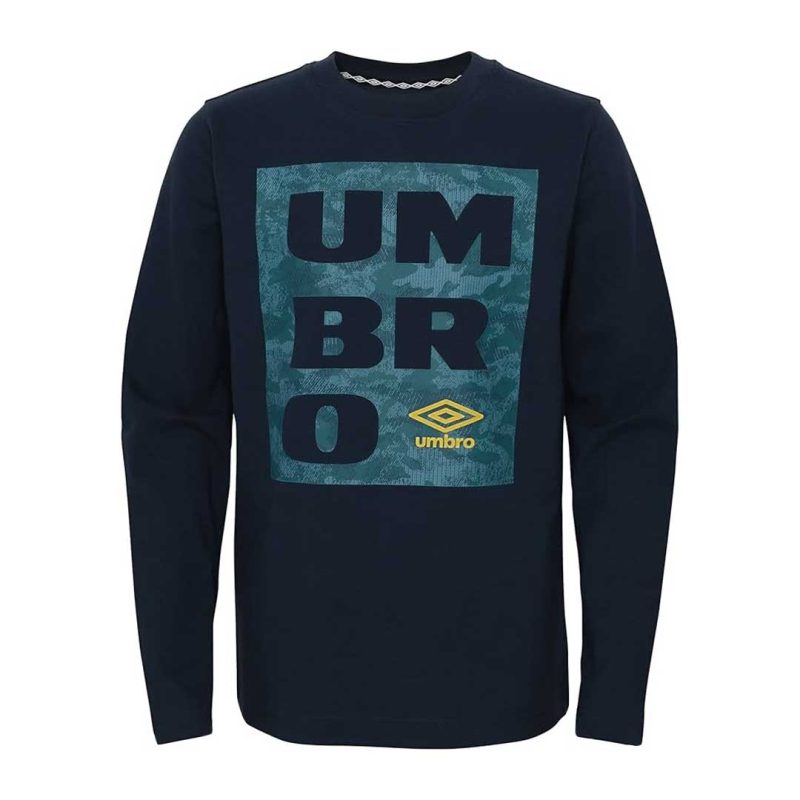 Umbro Kids Junior F22 Camo Box Long Sleeve Tee HUUB5UBLJ U50 01