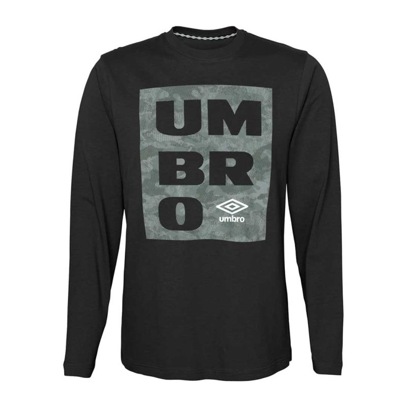 Umbro Kids Junior F22 Camo Box Long Sleeve Tee HUUB5UBLJ UAU 01