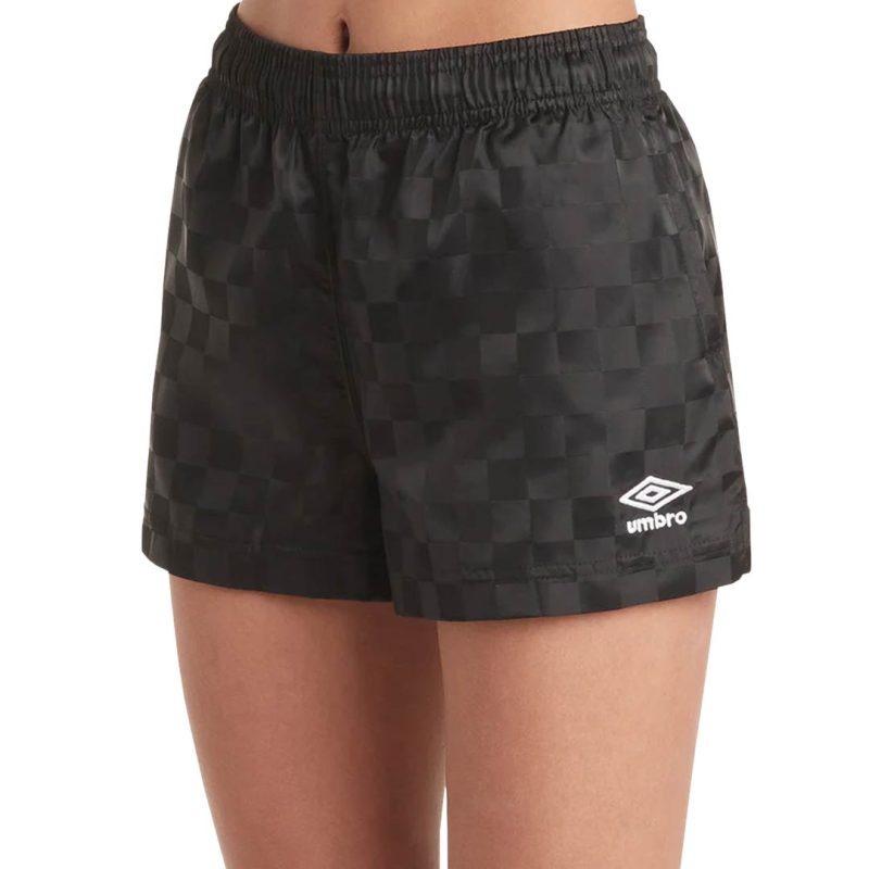 Umbro Women s 3in Checkerboard Short HUUL1UBF5 UGQ BLK 03