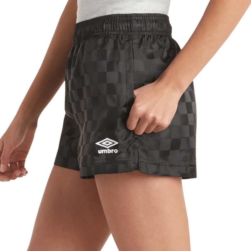 Umbro Women s 3in Checkerboard Short HUUL1UBF5 UGQ BLK 04