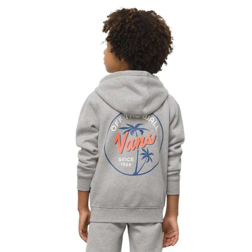 Vans Kids Palm Script Full Zip Hoodie 5KOP02F 3