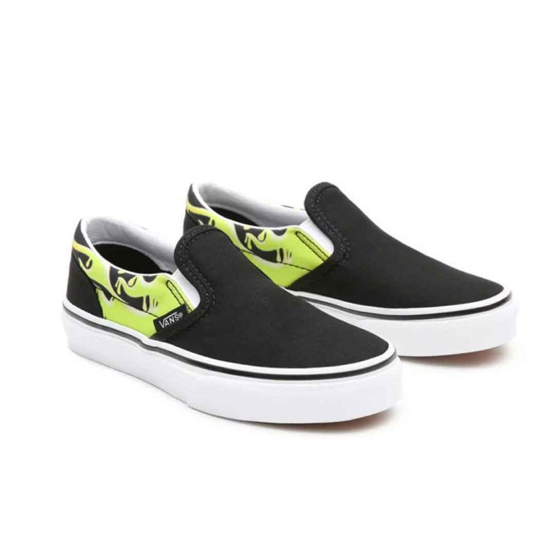 Vans Kids Preschool Slime Flame Classic Slip On 4BUT31M 04 5a38d4dc b9c5 4066 8967 192c386acf13