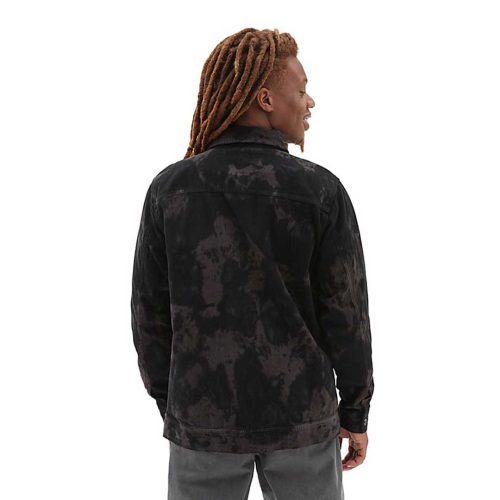 Vans Men s Drill Corduroy Tie Dye Jacket 0068BLK 3