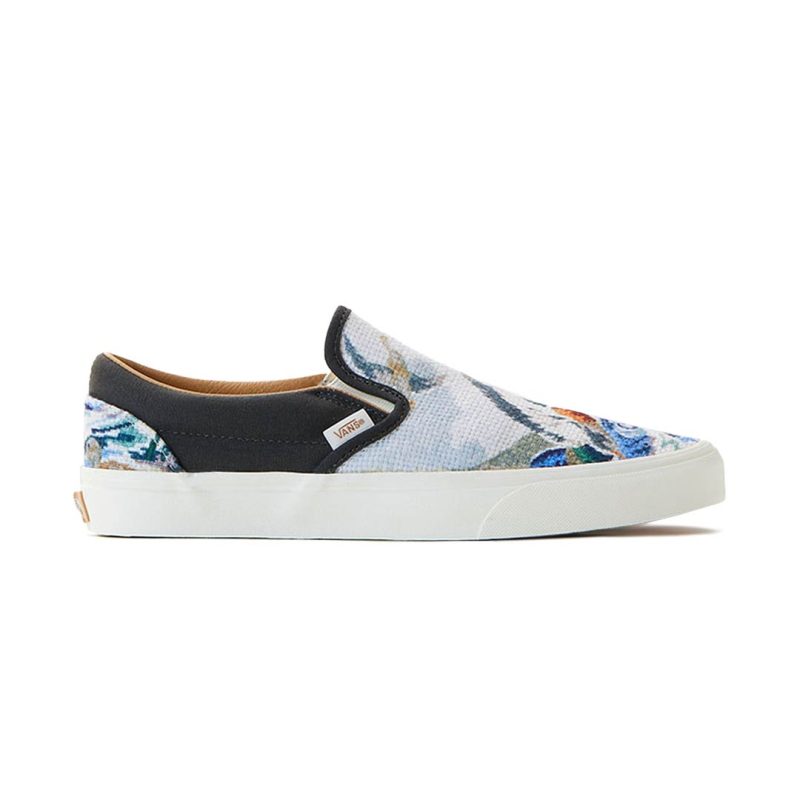 Vans Unisex Classic Slip On Cali Tapestry Shoes 09Q7YQW 1