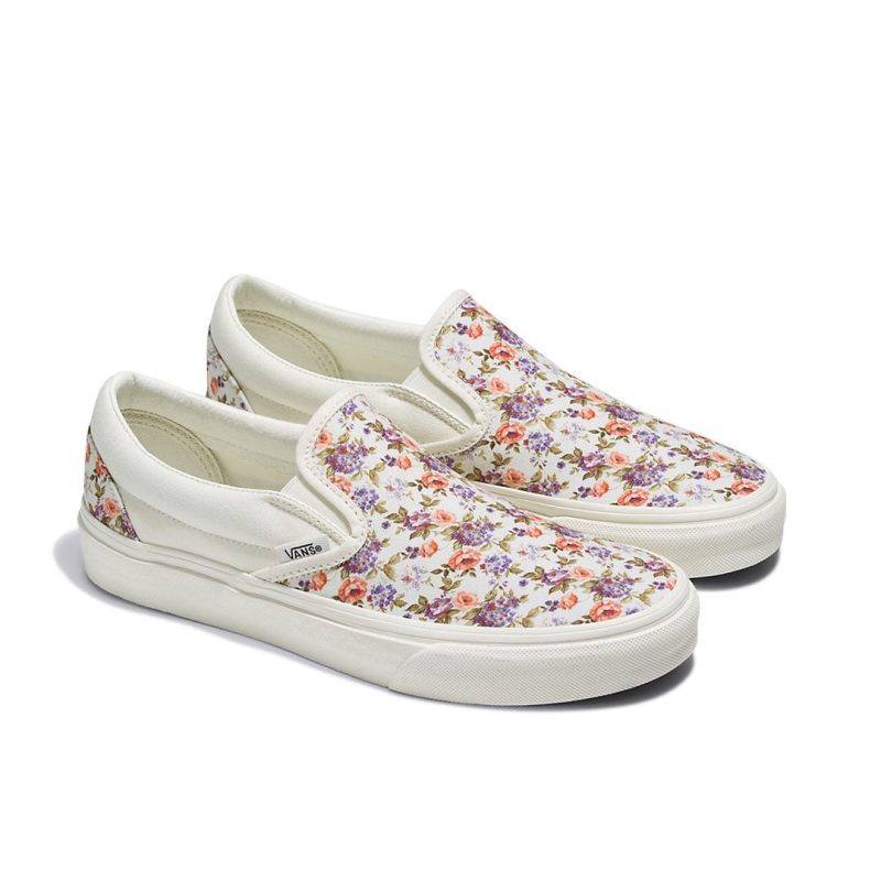 Vans Unisex Classic Slip On Vintage Floral Shoes 09Q7FS8 02