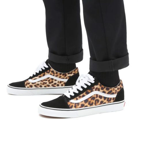 Vans Unisex Leopard Old Skool Shoes 4U3B3I6 06