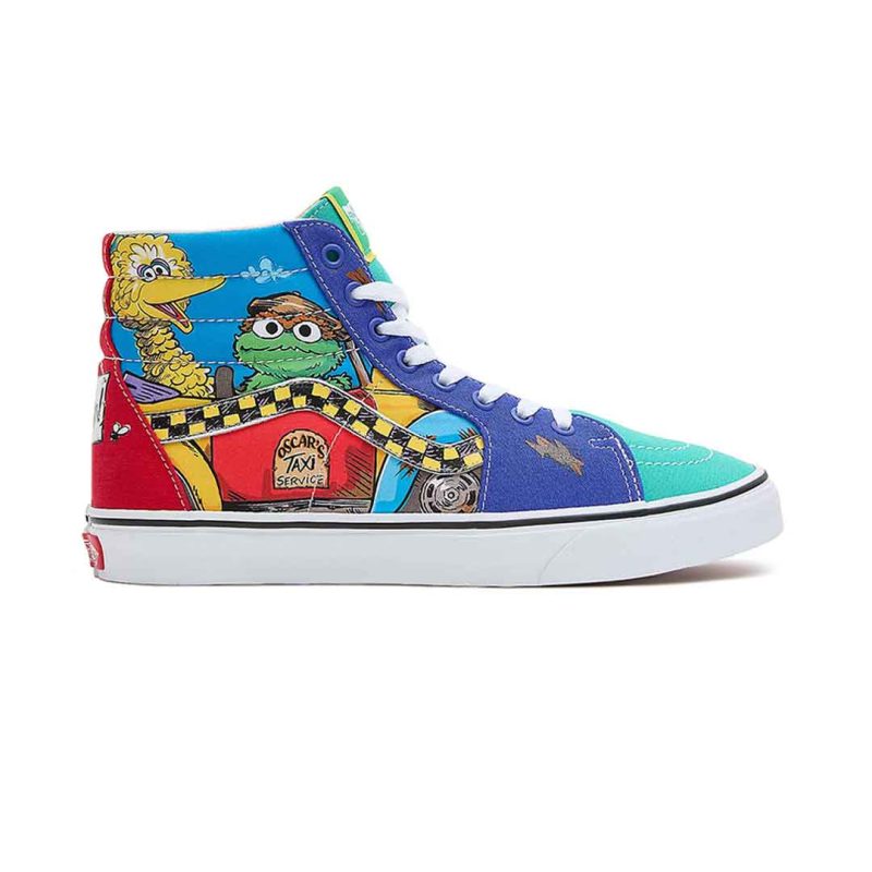 Vans Unisex Sesame Street x Vans Sk8 Hi Shoes 0D5IBMB 1