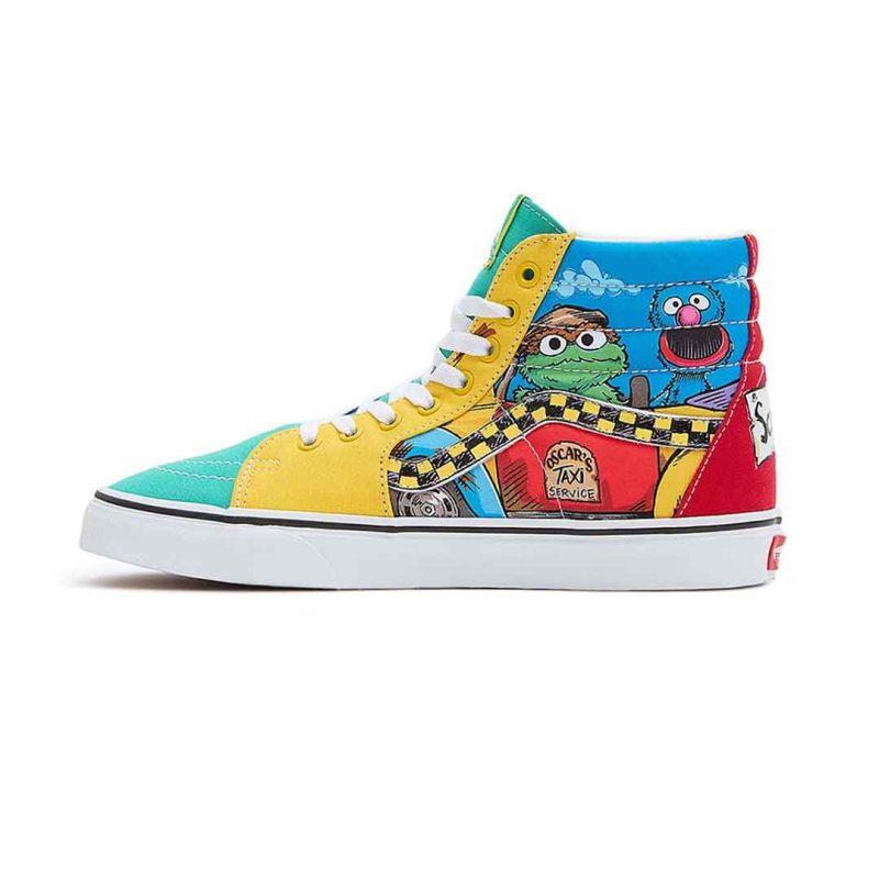 Vans Unisex Sesame Street x Vans Sk8 Hi Shoes 0D5IBMB 2