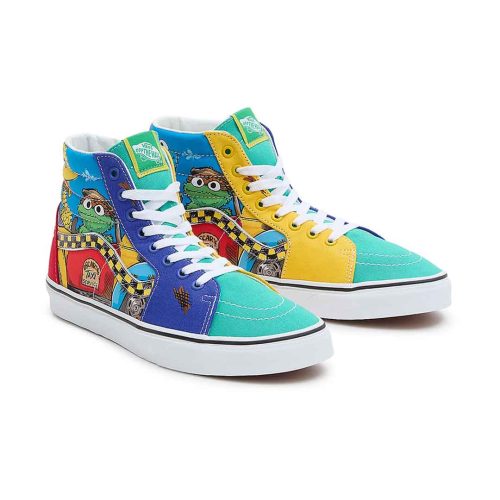 Vans Unisex Sesame Street x Vans Sk8 Hi Shoes 0D5IBMB 3