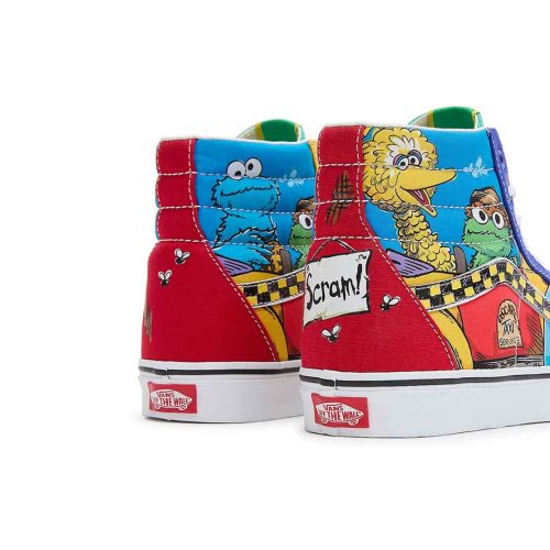 Vans Unisex Sesame Street x Vans Sk8 Hi Shoes 0D5IBMB 4