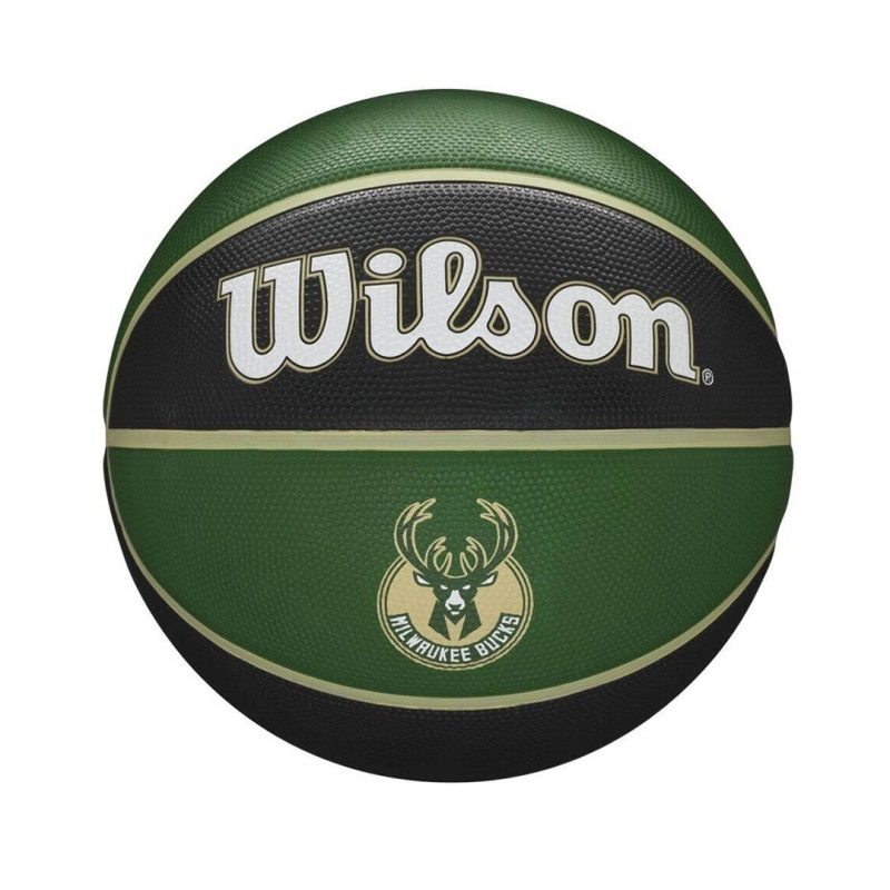 Wilson Milwaukee Bucks Tribute Basketball Size 7 WTB1300XBMIL 01