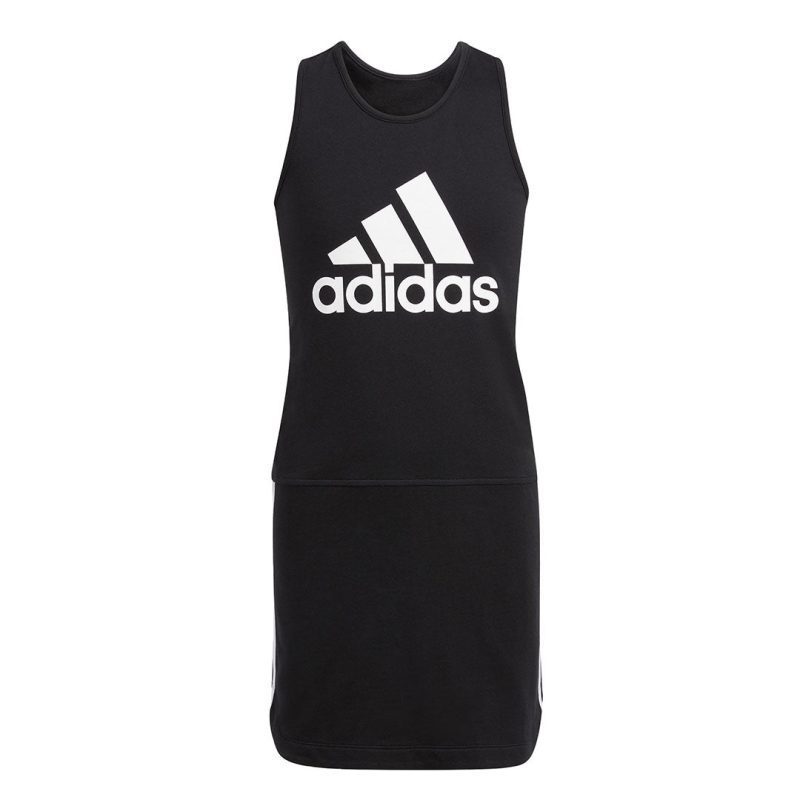 adidas Girls Junior Curved Hem Tank Dress FZ9130 01