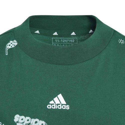 adidas Kids Junior Brand Love All Over Print T Shirt IA1562 3