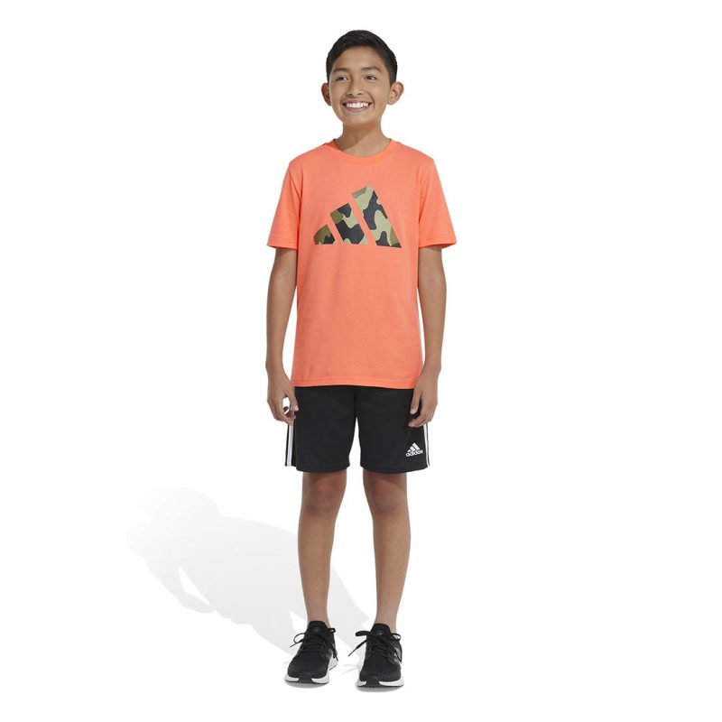 adidas Kids Junior Camo Logo T Shirt GB8825 02