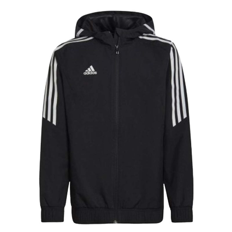 adidas Kids Junior Condivo 22 All Weather Full Zip Jacket HA6253 01