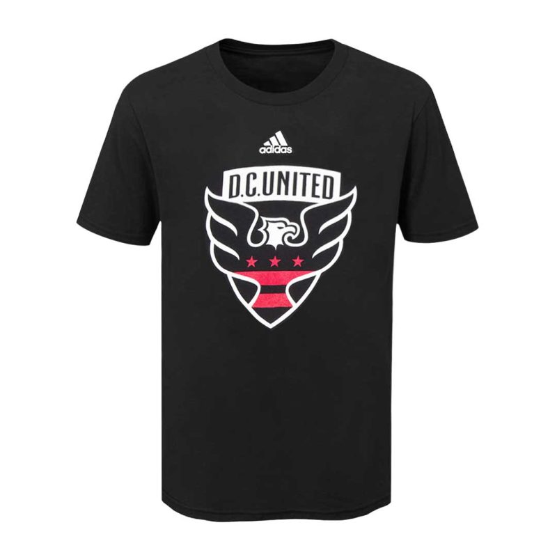 adidas Kids Junior D.C. United Short Sleeve Logo T Shirt RV8PAKMKDC 1