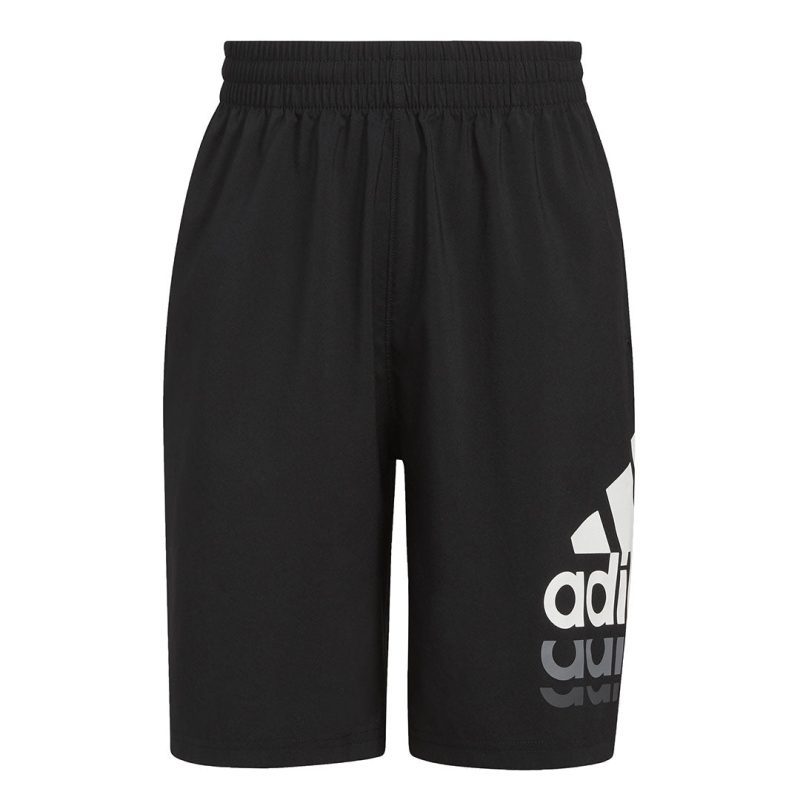 adidas Kids Junior Essentials Woven Badge Of Sport Shorts GB8672 01